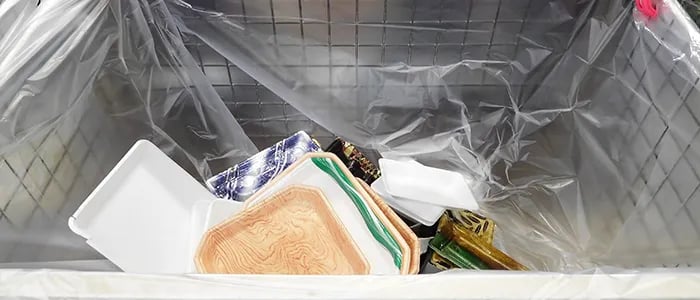 食品トレーの回収ボックス