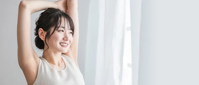プラントベース食品で健康になる女性