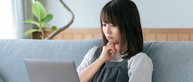 Webサイトに物足りなさを感じる女性