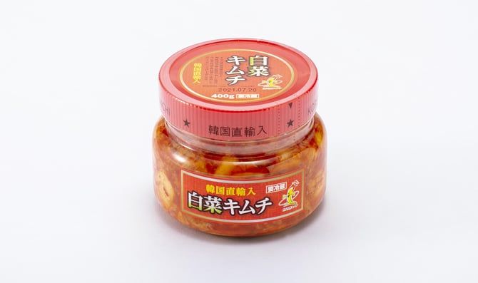 中部流通の韓国産白菜キムチの商品画像