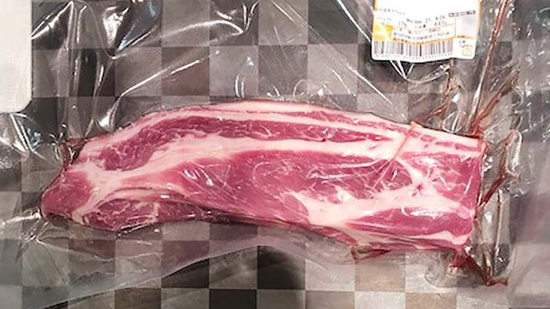 ブロック肉の小分け販売