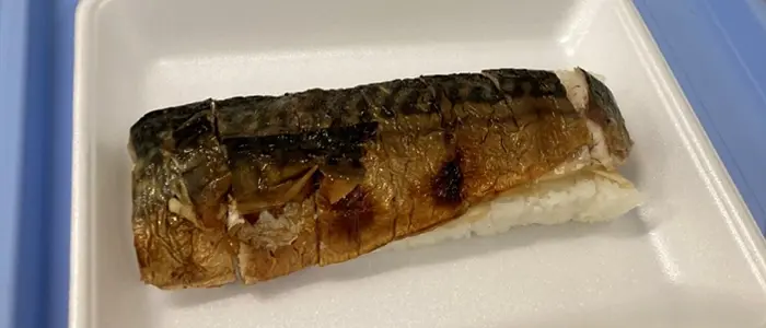 さばの押し寿司の輸送テスト さばの押し寿司の輸送テスト