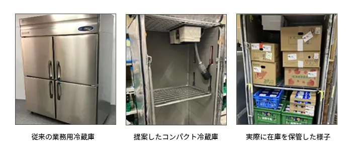 提案した冷蔵庫 提案した冷蔵庫